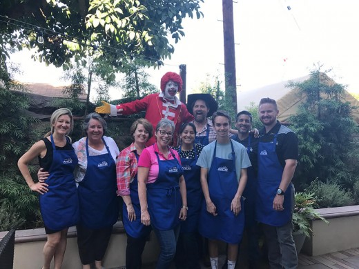 Our first Orange County Ronald McDonald House Meal of Love!