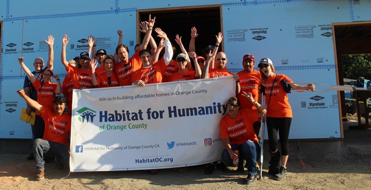 Antis team and HOA stakeholders at a Habitat for Humanity Team Build