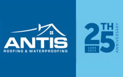 Antis Celebrates 25 Years In the California Roofing Industry with New Website, New Logo, and New Location